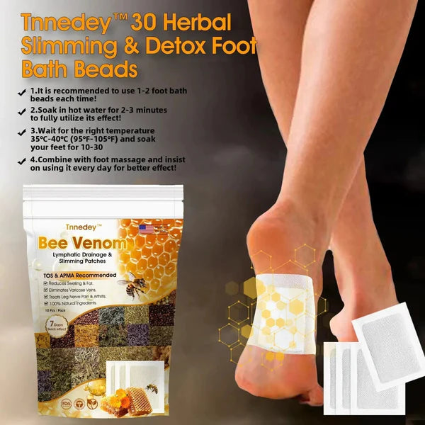Bee Venom Lymphatic Drainage & Slimming Foot Patches 🌿👣 (BUY 10 GET 2 FREE )